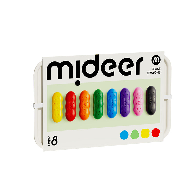 mideer Ærteformede kridt – 8 farver