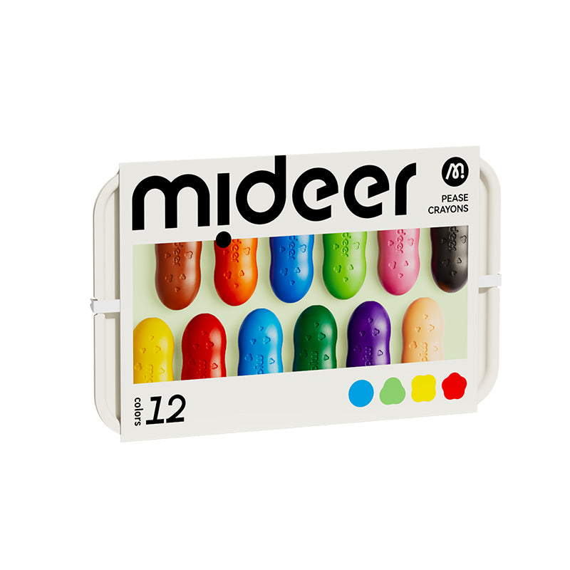 mideer Ærteformede kridt – 12 farver