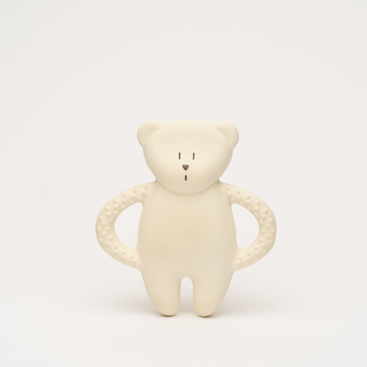 MOONIE bidering i naturgummi, bamse – Polar – 54 g