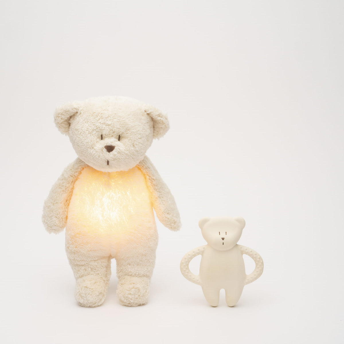 MOONIE bidering i naturgummi, bamse – Polar – 54 g